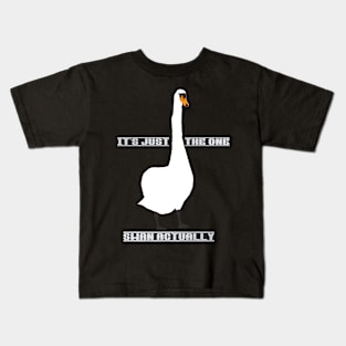 It's just the one swan actually police meme Kids T-Shirt